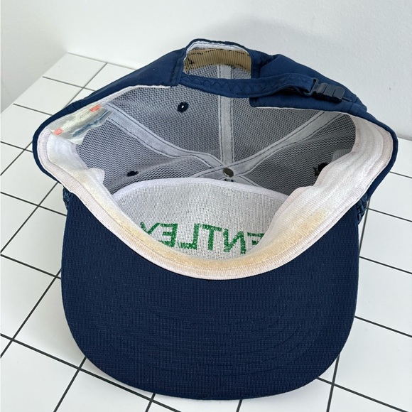 Vintage BENTLEY hat motorsports card 1990s trucker hat - Picture 5 of 6